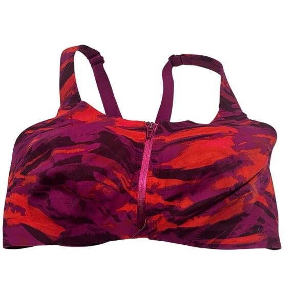 Victoria Secret PRINT  Knockout High Impact Front-Close Sports Bra sIze 38DDD - Picture 3 of 9
